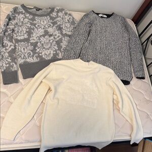 Women's 3 Sweaters Bundle